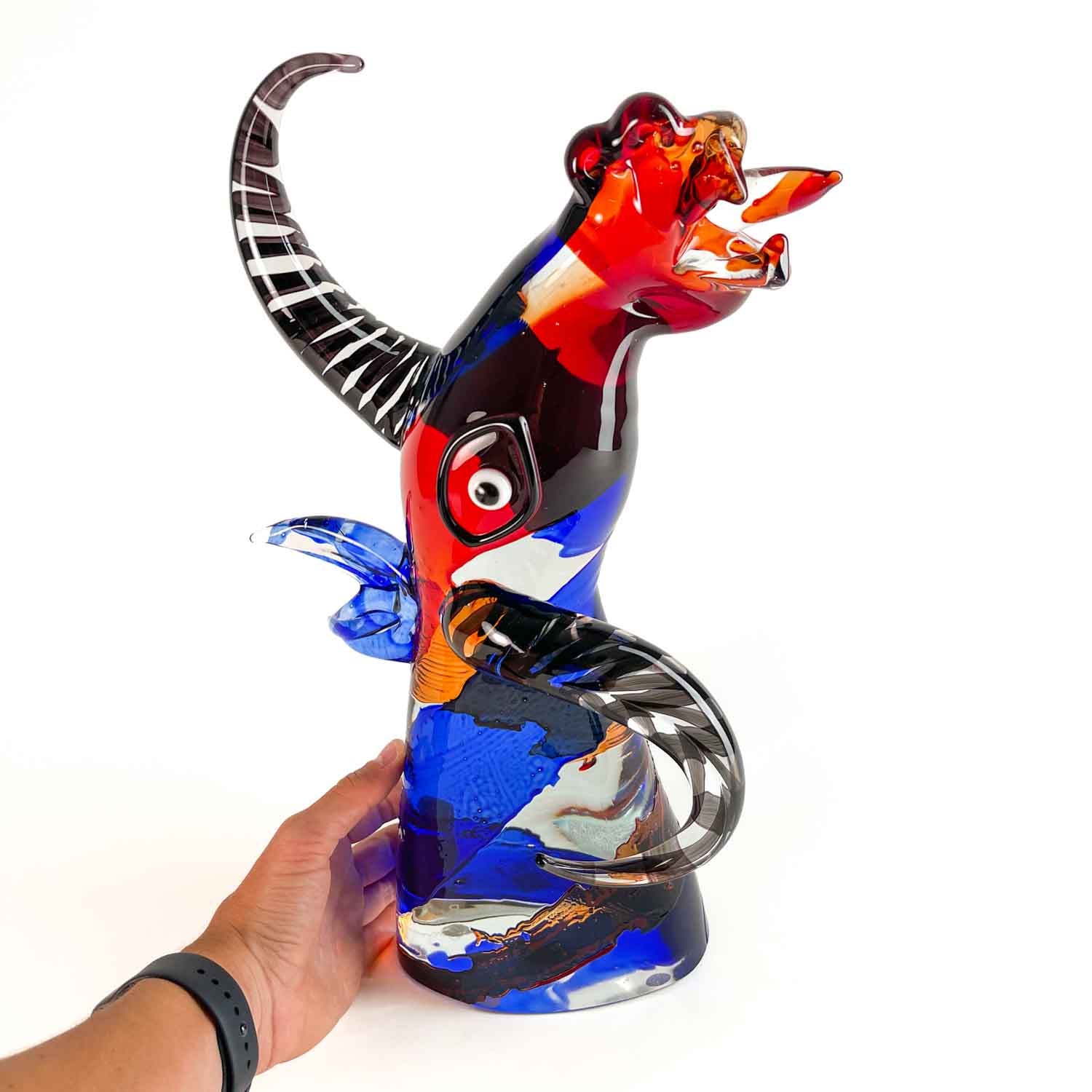 Murano Glass Bull Head - Picasso tribute