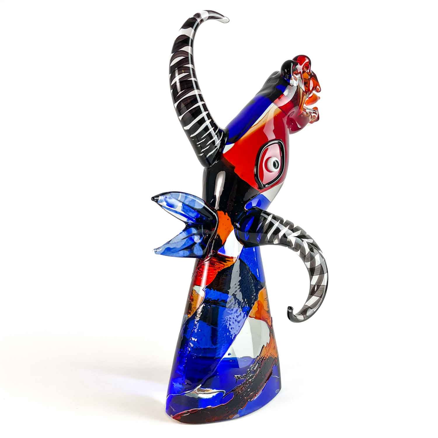 Murano Glass Bull Head - Picasso tribute