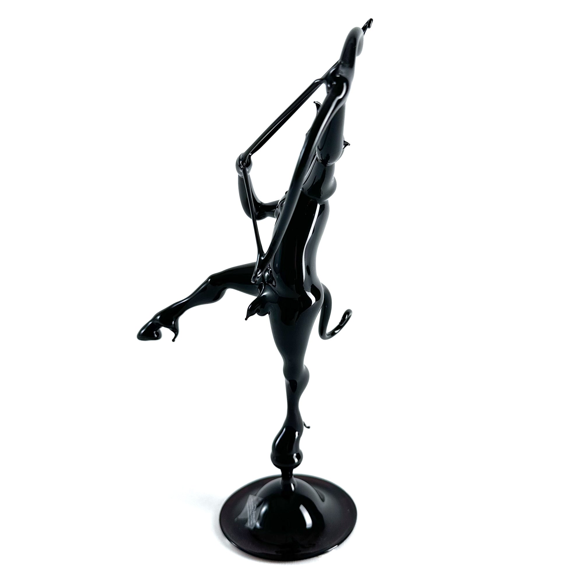 Black Devil with Bow and Arrow - Murano Glass