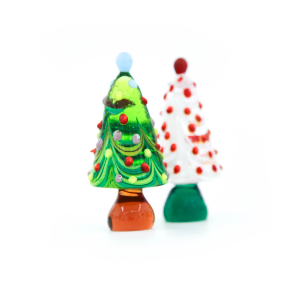 Deux petits sapins de Noël