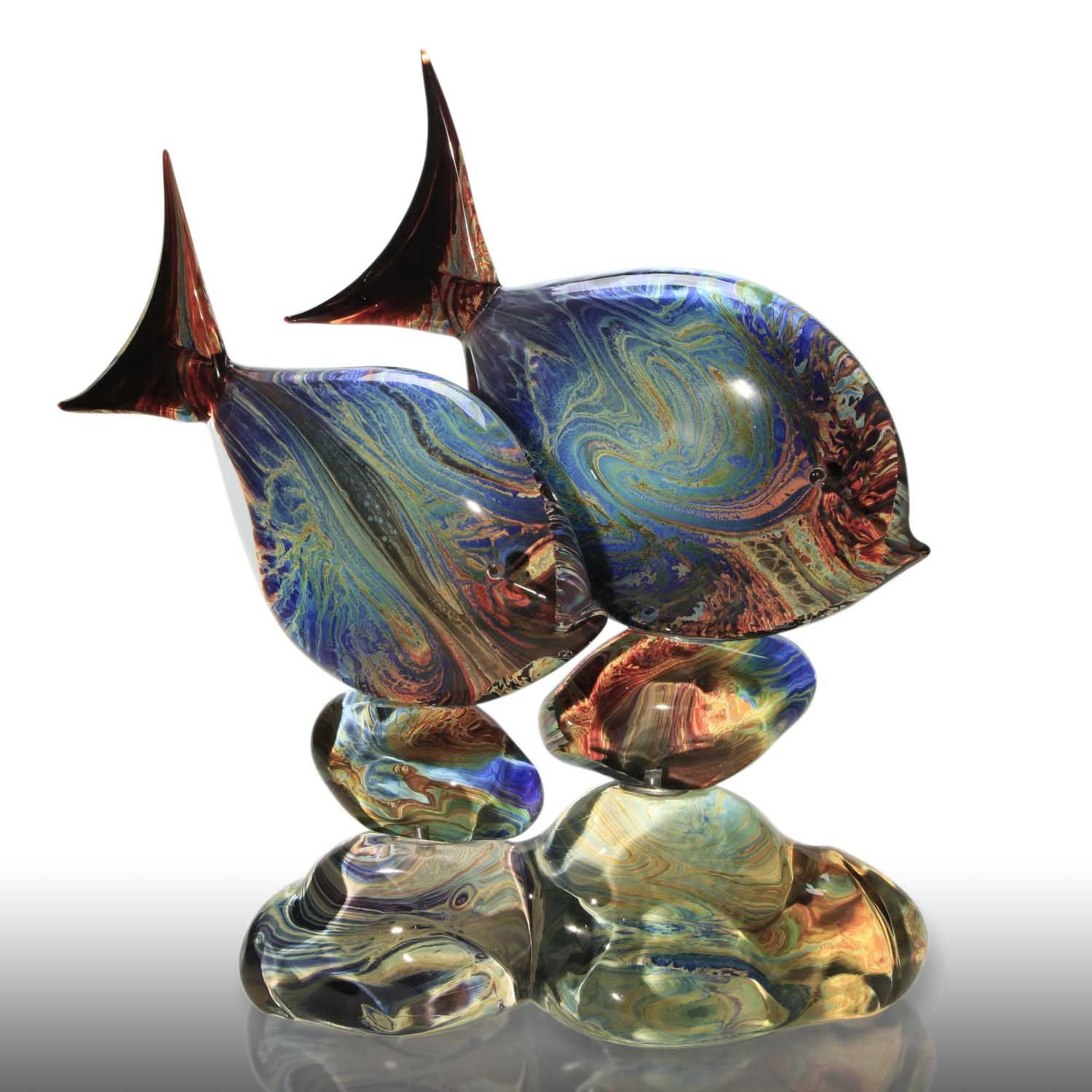 Poissons Anges - Verre de Murano