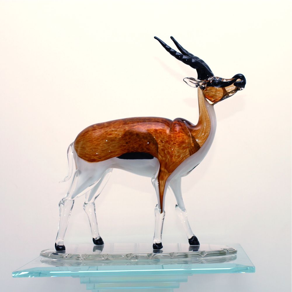 antelope antilope murano glass