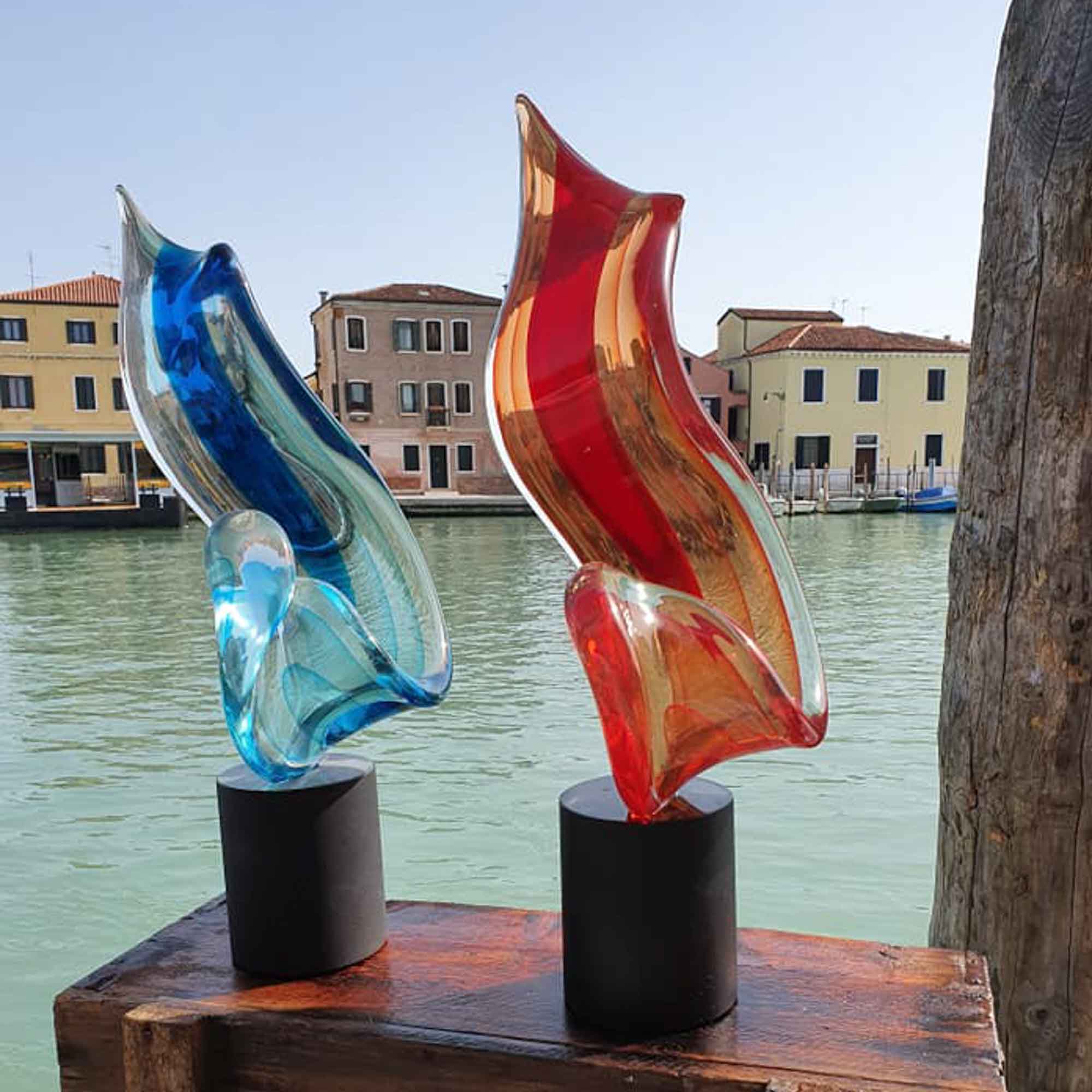 Sea wave - murano glass