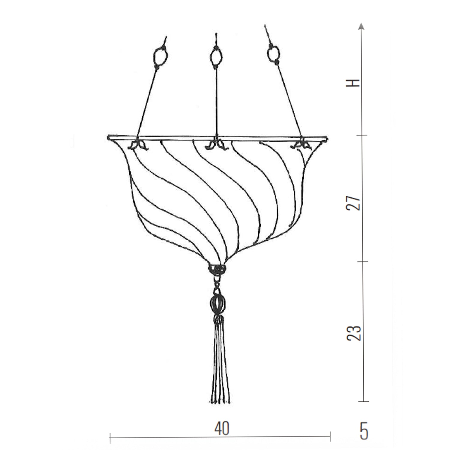 Aladin 40 Luxury Glass Lamp