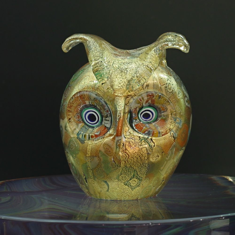 Owl - Murano glass - Collectible animals