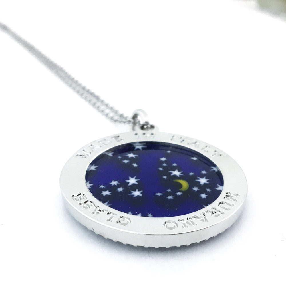 Murrina pendant with swarovski - 31 mm