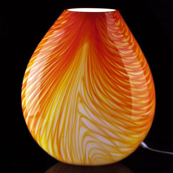 Feathers Loft Lamp in Blown Glass Murano