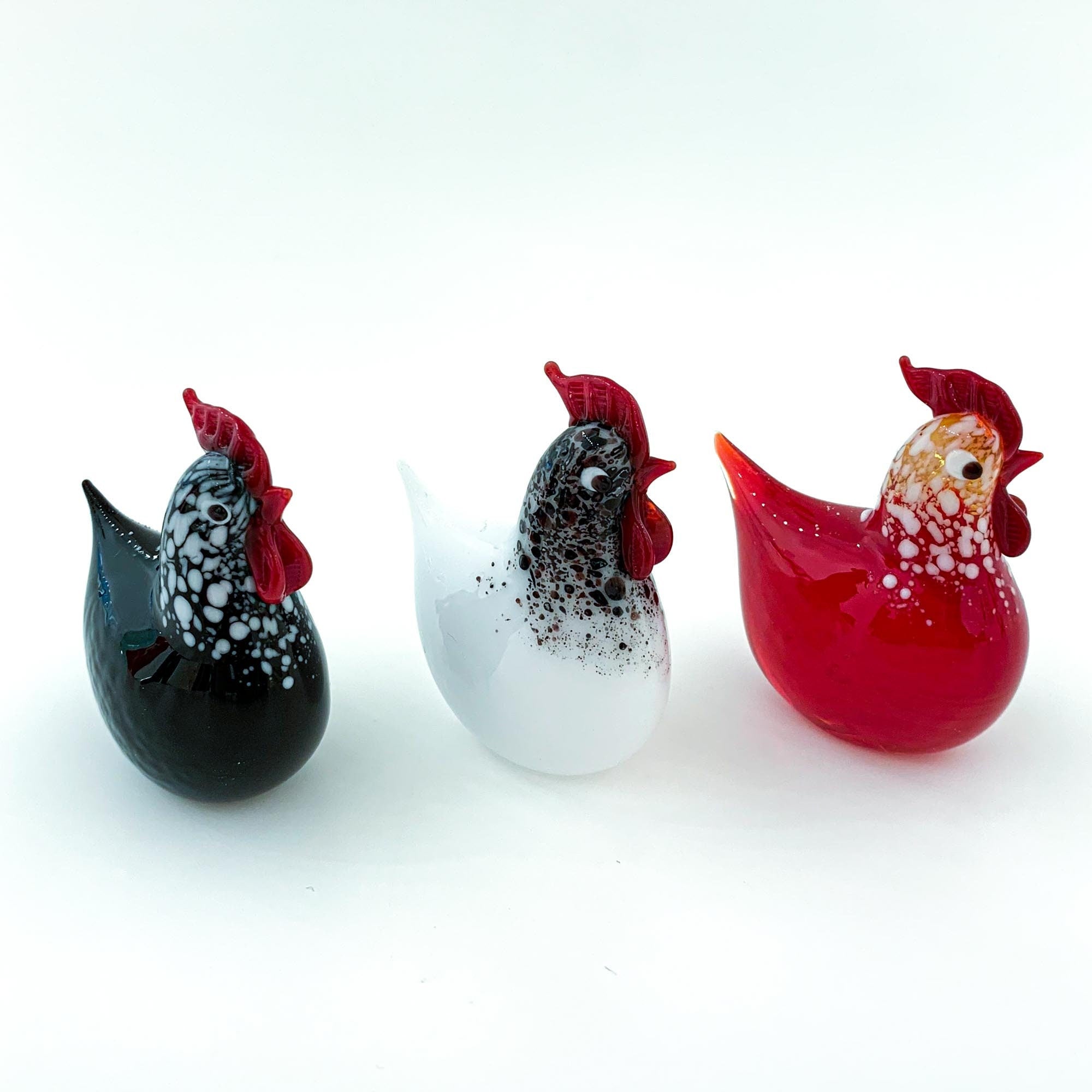 Hen Miniature - Murano Glass