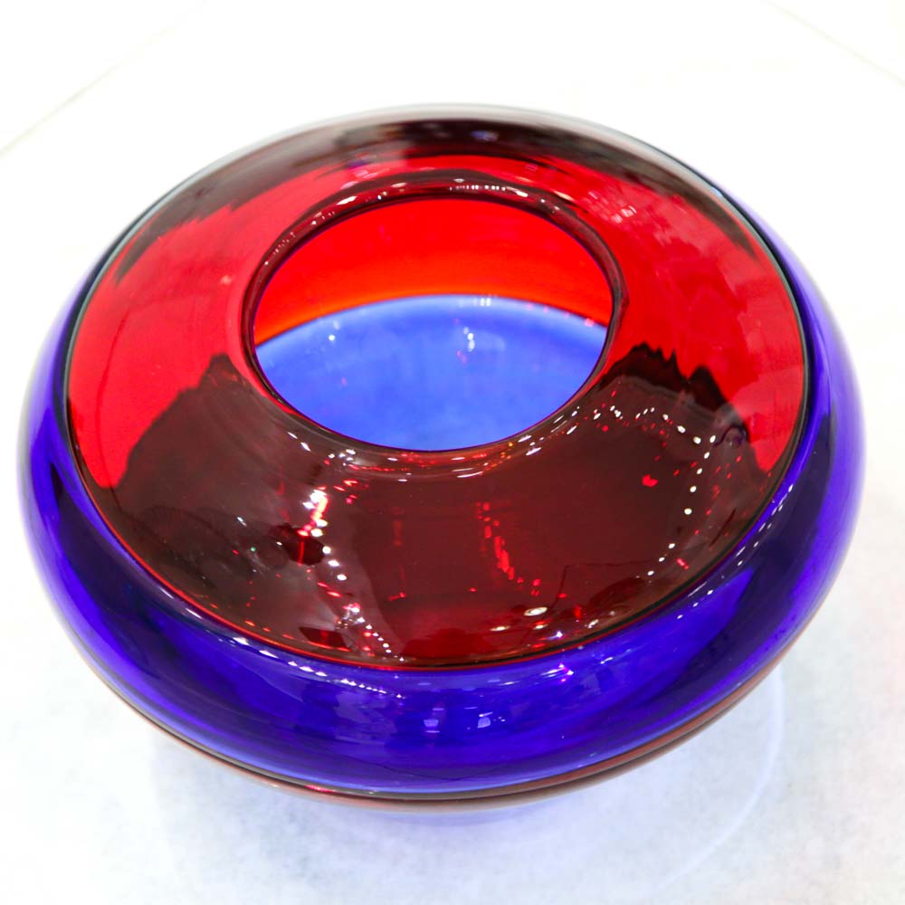 Sedimenti Collection - Blue & Red Vase