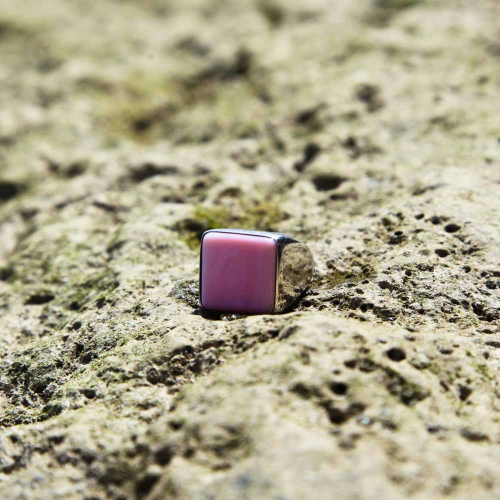 Pink Stone Ring - U.S. Size 7