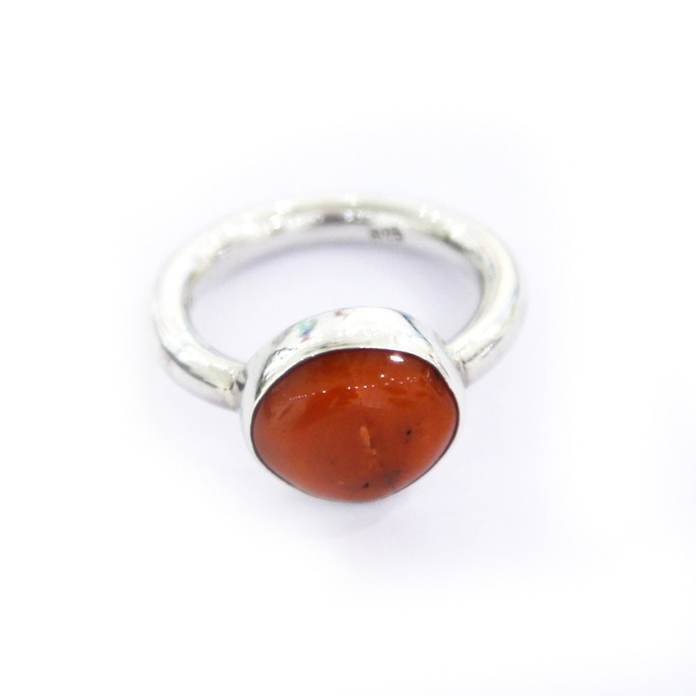 Bague Corail Rouge