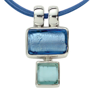 Demucha necklace - Murano Glass and Silver