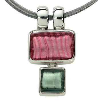 Demucha necklace - Murano Glass and Silver