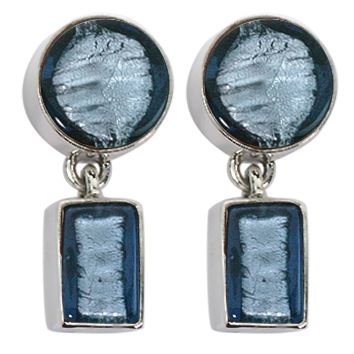 Sommerso - Due vetri earrings