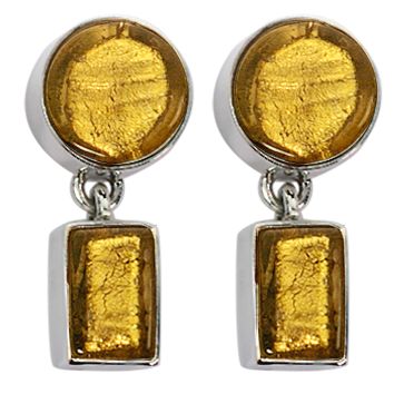 Sommerso - Due vetri earrings