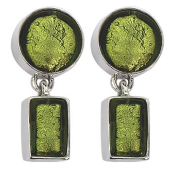 Sommerso - Due vetri earrings