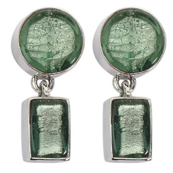 Sommerso - Due vetri earrings