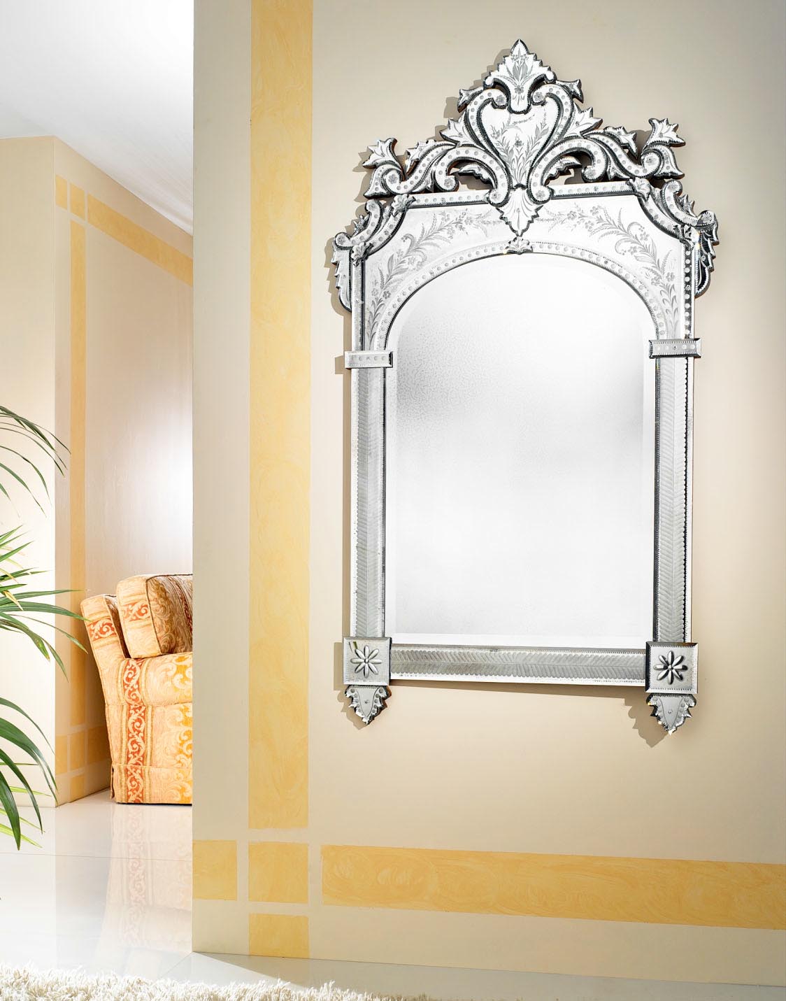 Venetian Glass Mirrors - Line LOUIS XIV