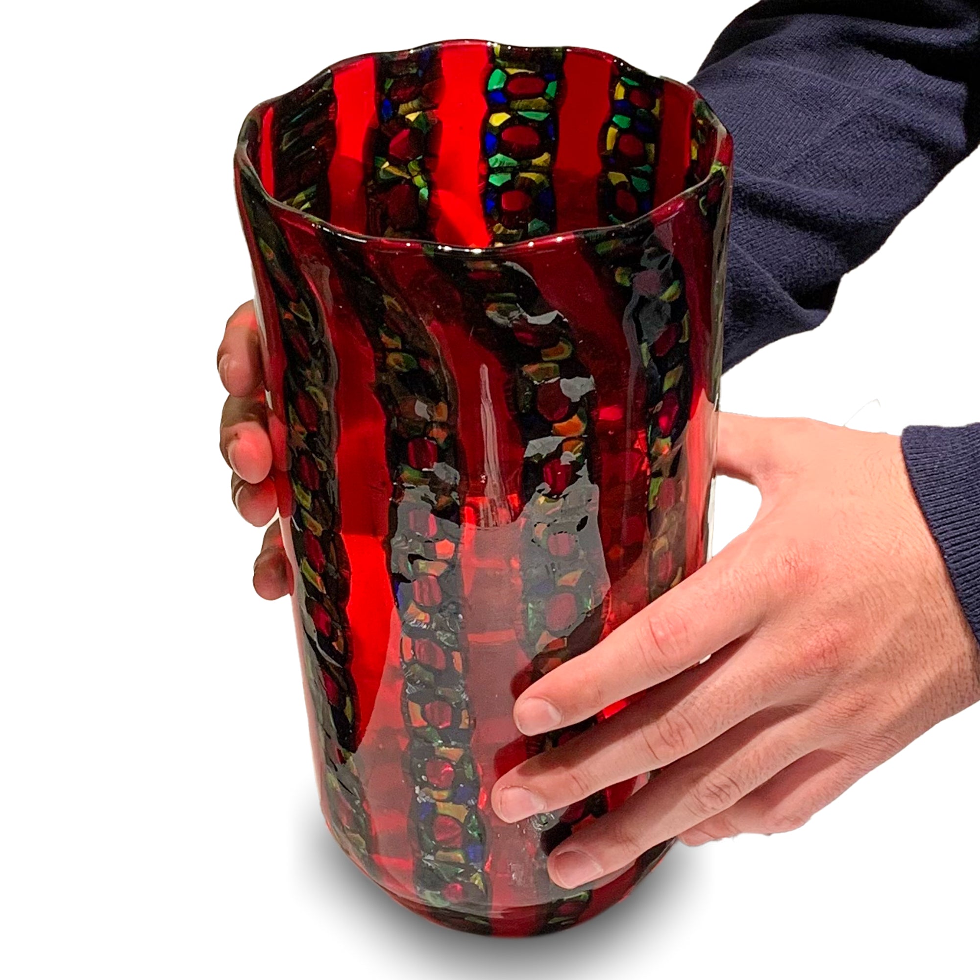 Vase rouge - Verre de Murano