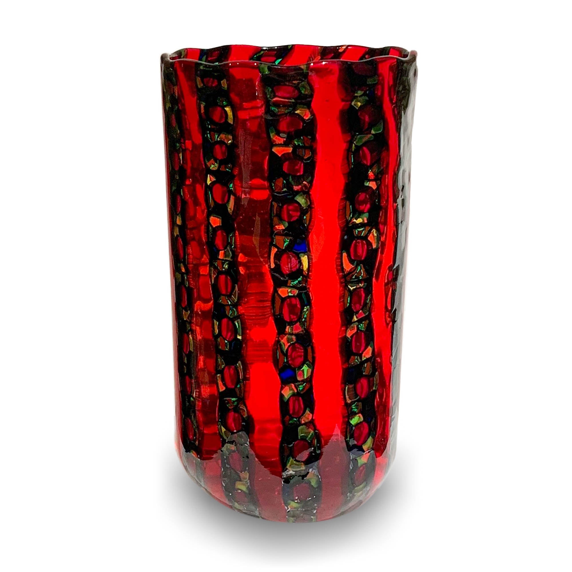 Red vase - Murano glass