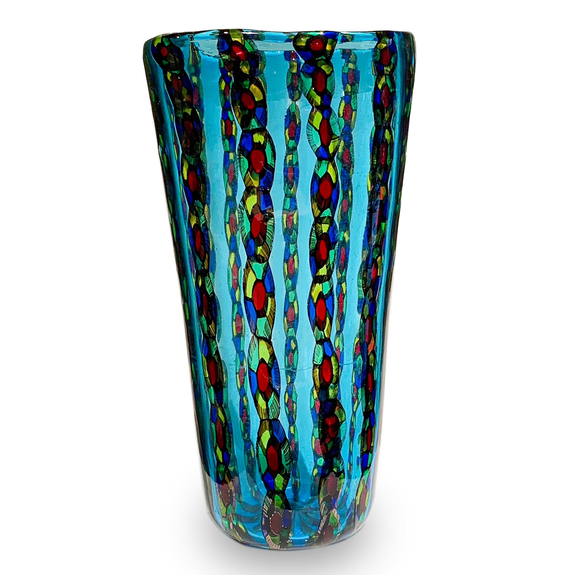 Vase bleu - Verre de Murano