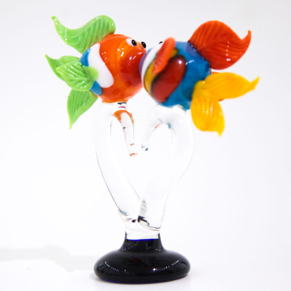 Murano Glass love fishes