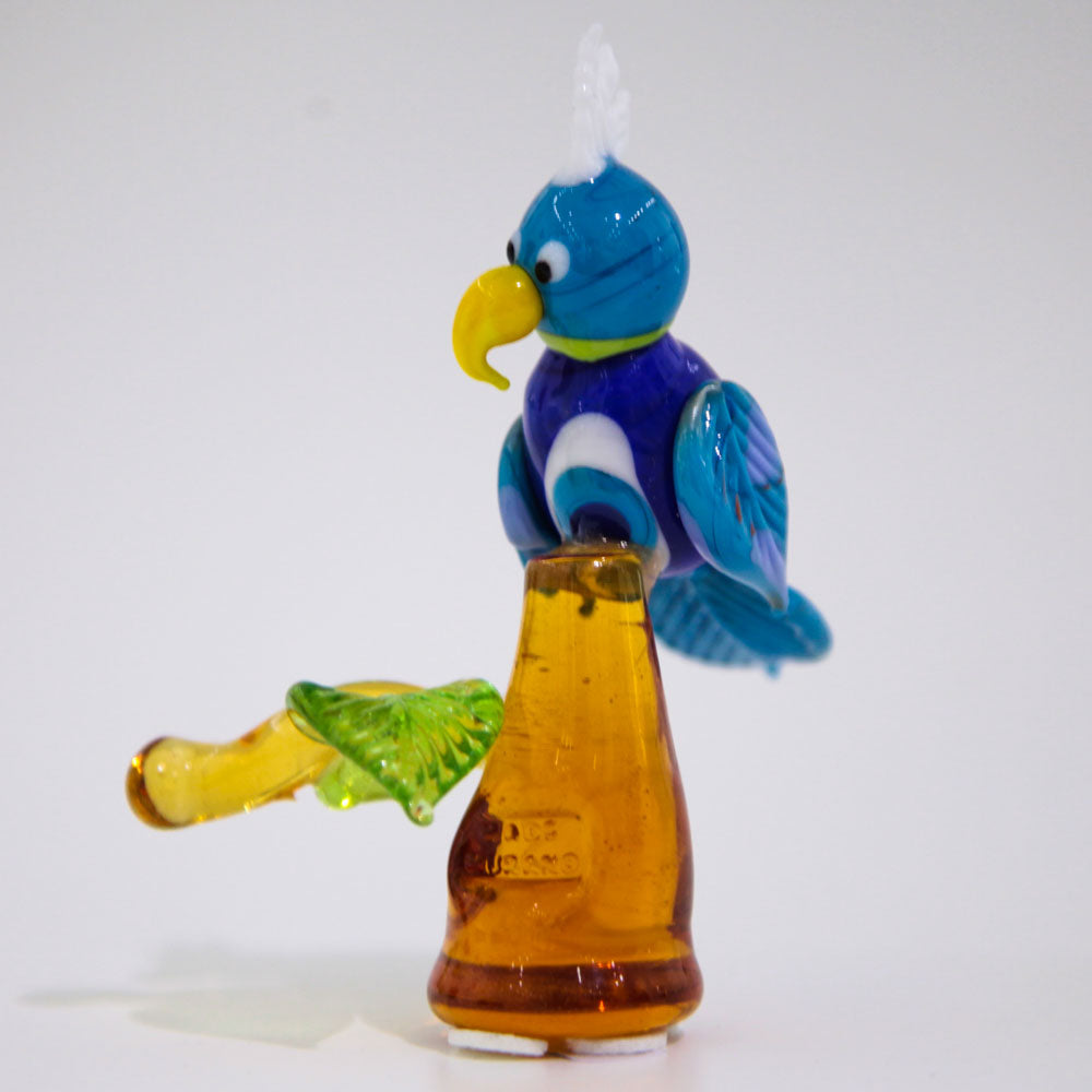 Murano Glass Parrot on a branch