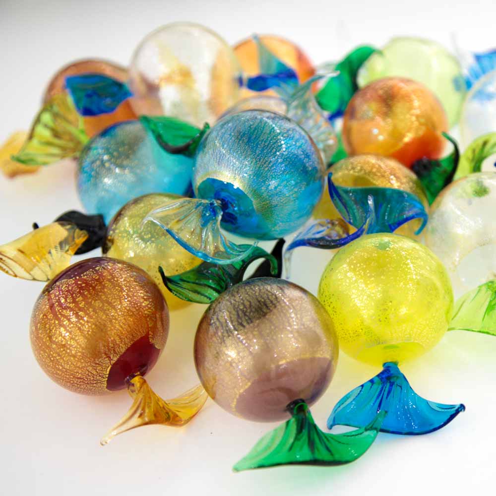 Bonbons en verre de Murano soufflé - lot de 5 jusqu'à 30 pièces