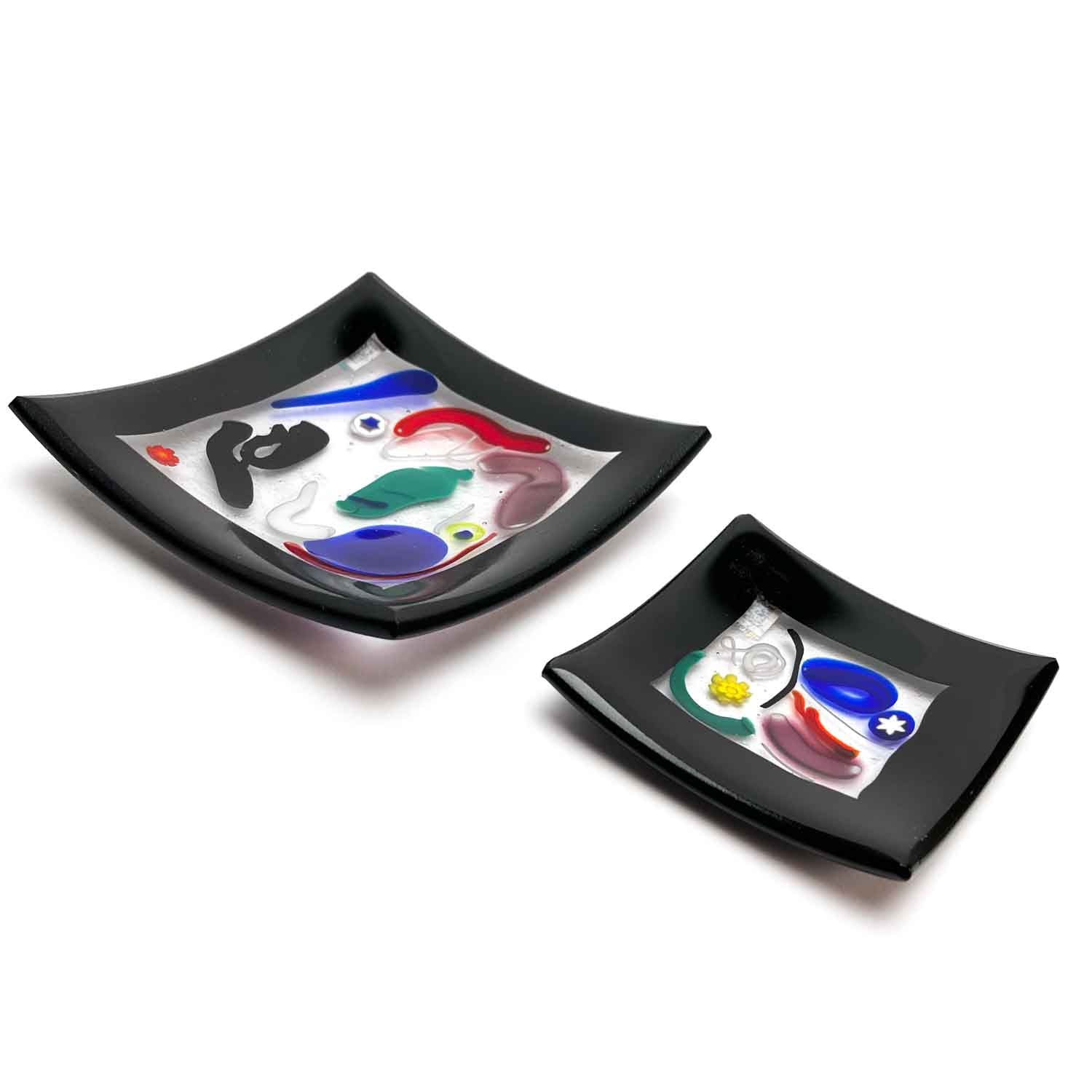 Mirò Squared Plates - Murano Glass