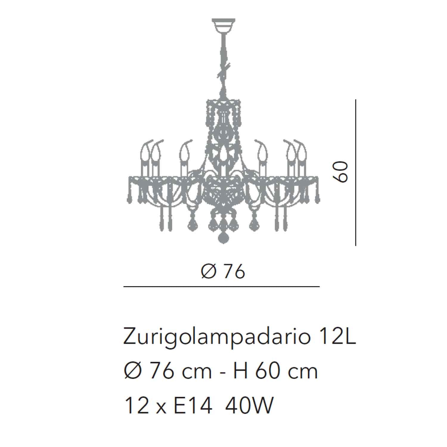 Valencia Chandelier - 6 to 12 lights