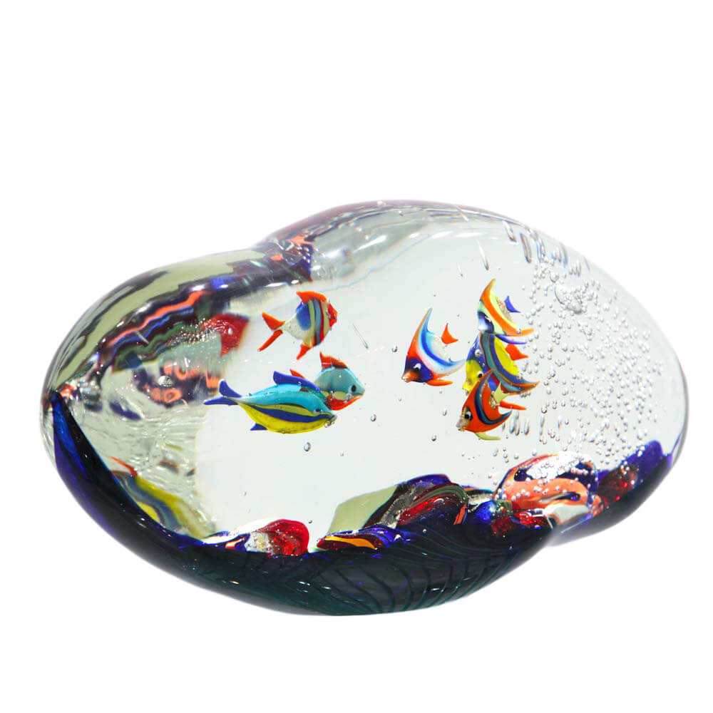 Aquarium Cloud  - Murano Glass