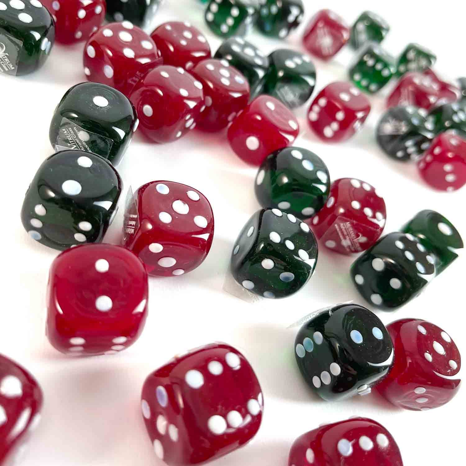 Montecarlo Glass Dice - Set of 5