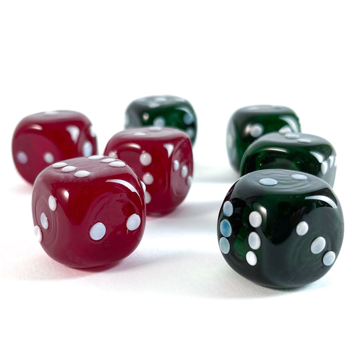 Montecarlo Glass Dice - Set of 5