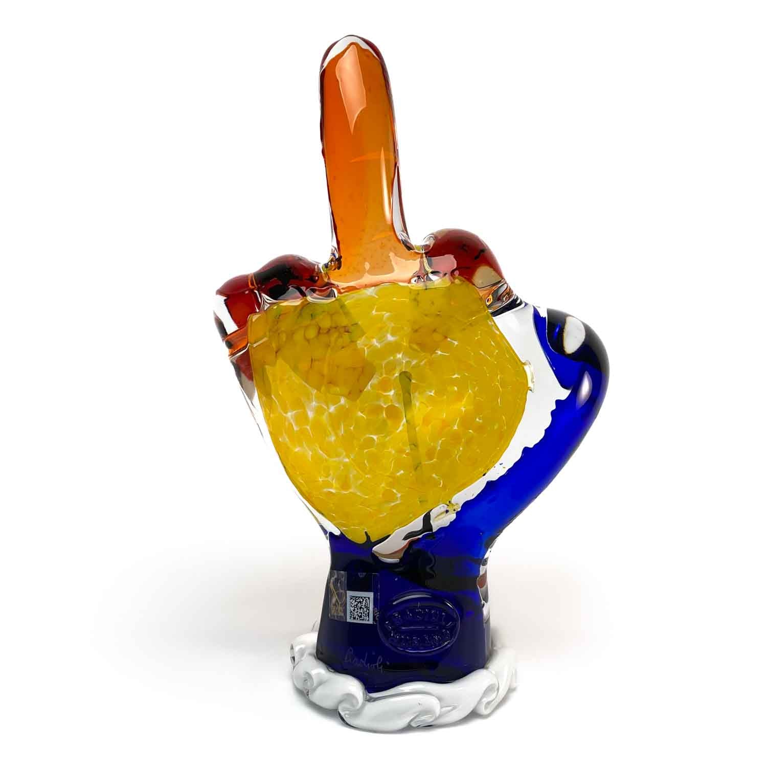 Middle Finger Hand  - Emoji Glass