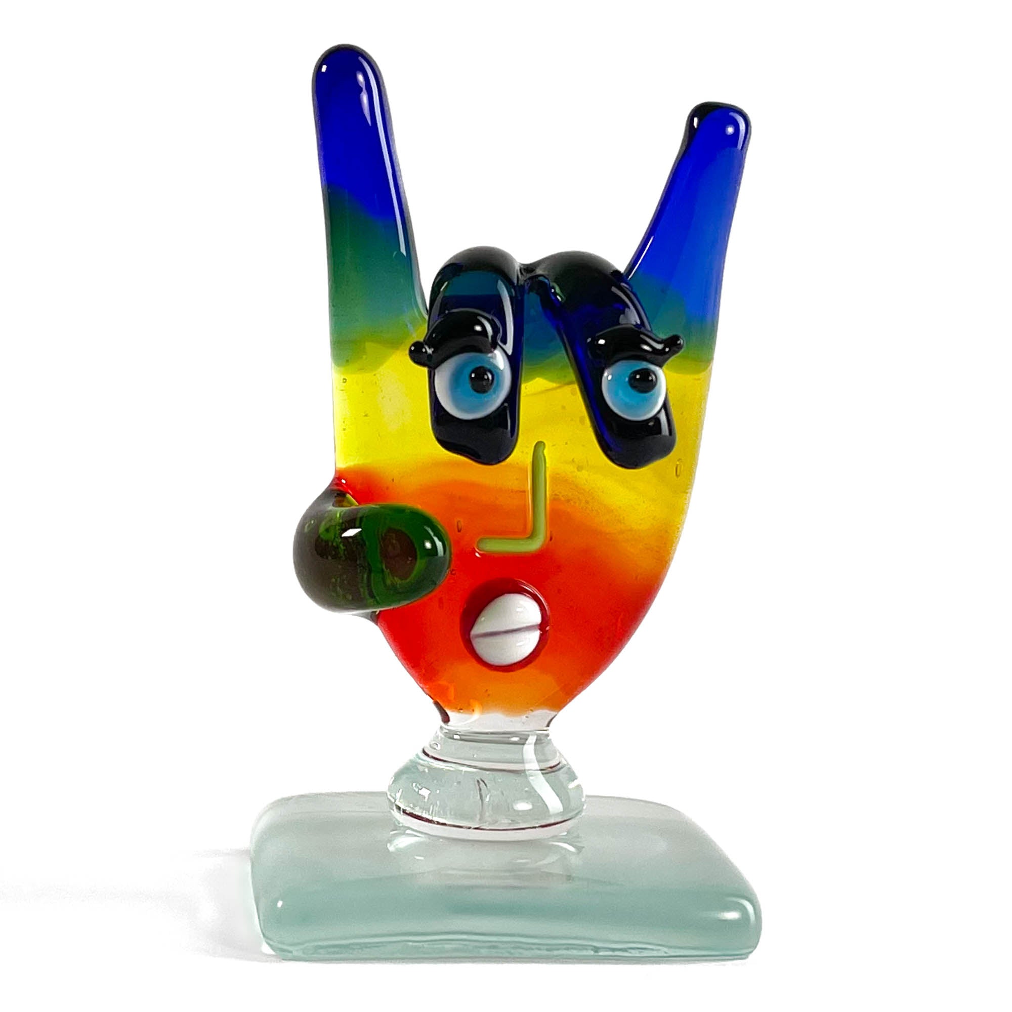 Picasso Style Hand - Murano Glass