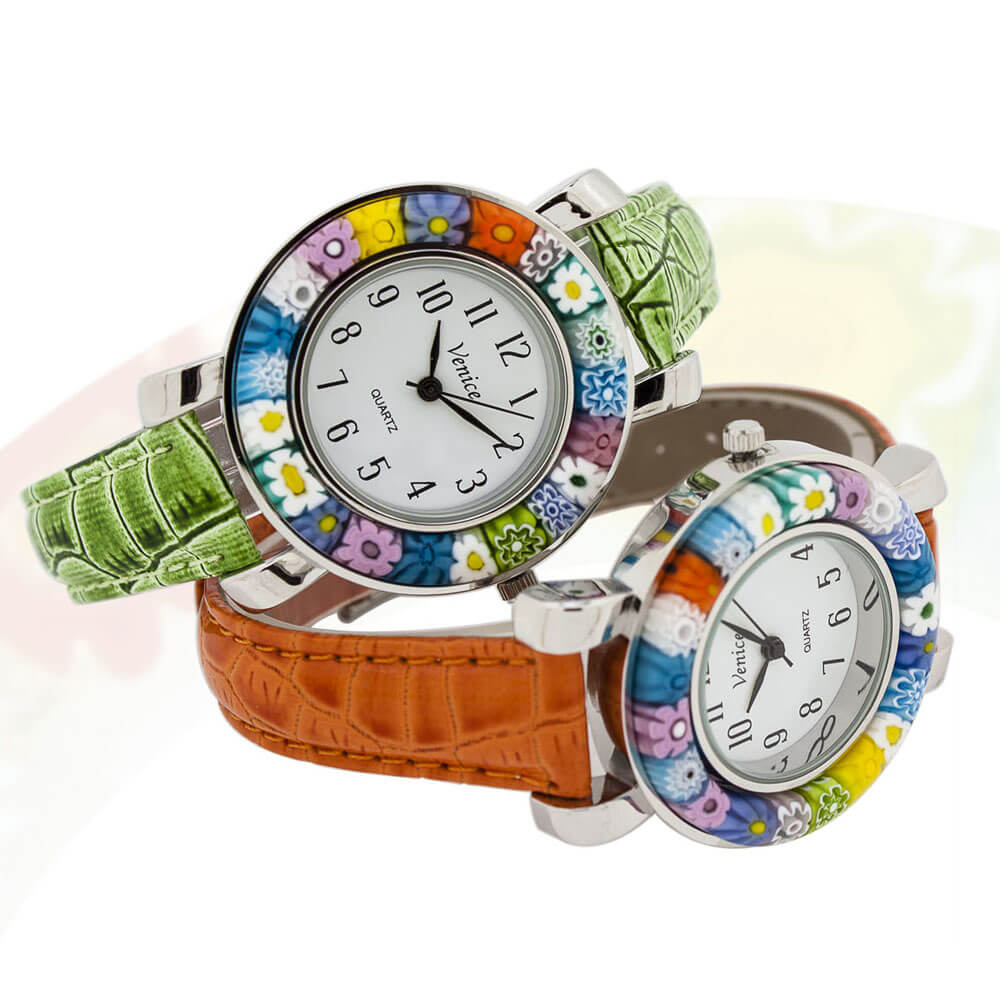 Big Calliope wristwatch - venetian murrine