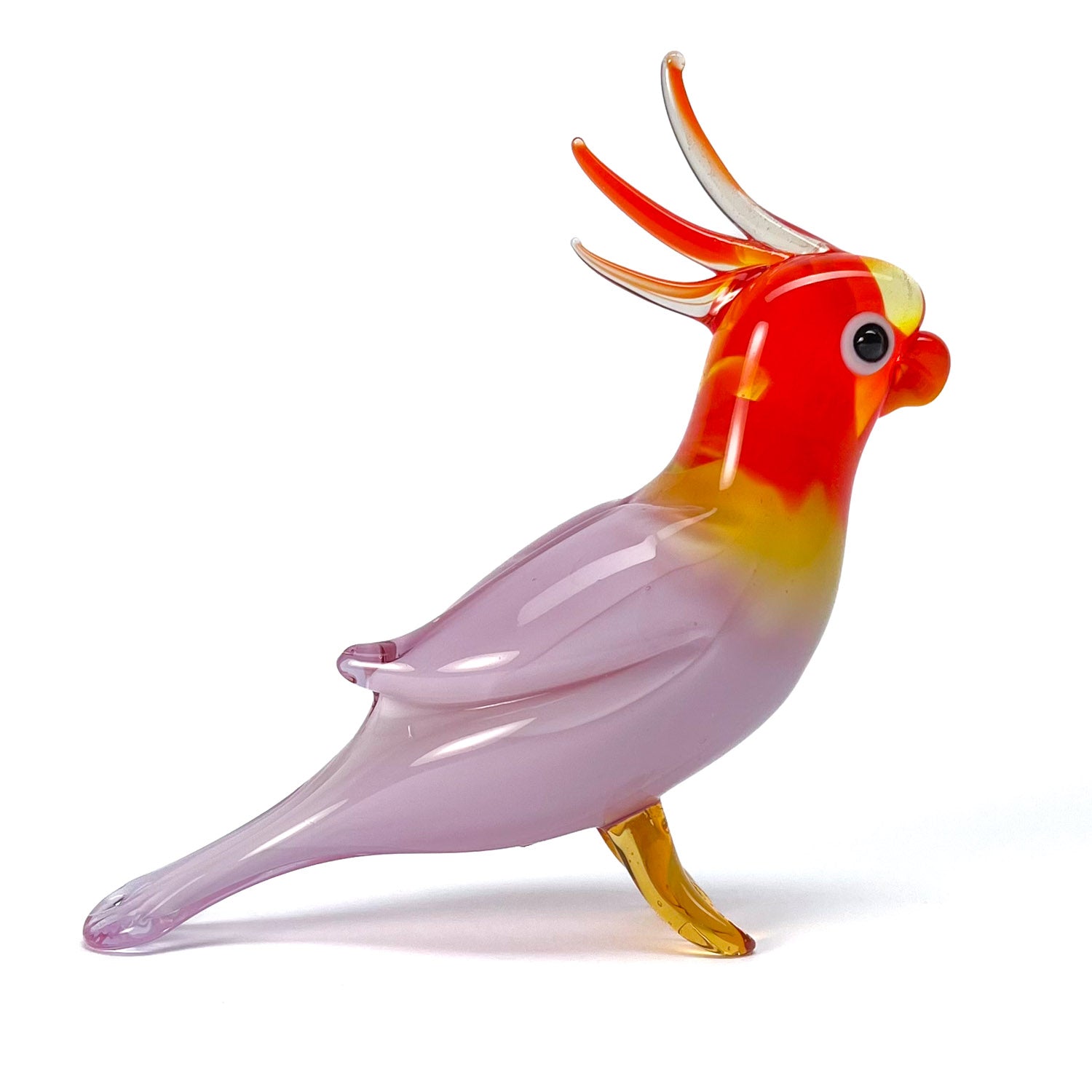 Murano Parrots Figurine