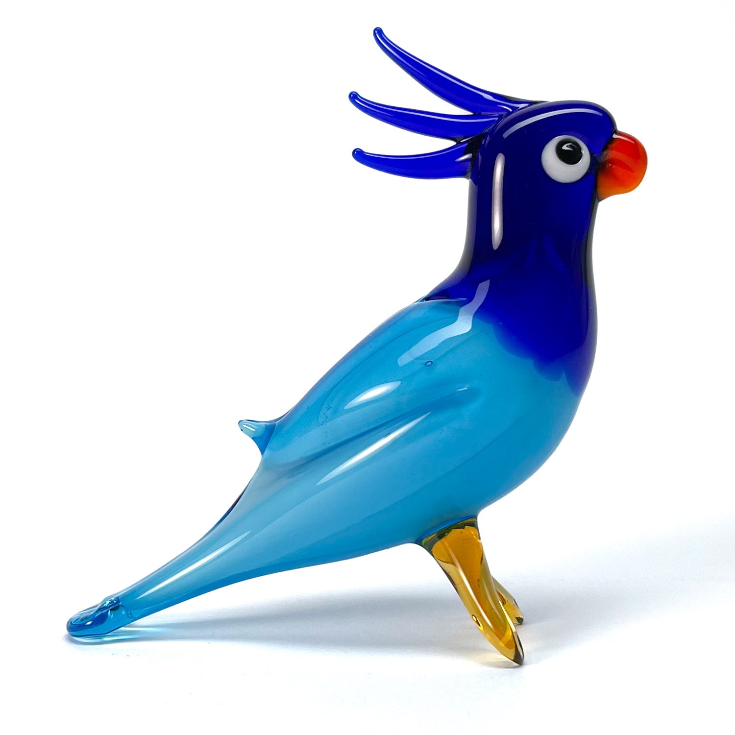 Murano Parrots Figurine