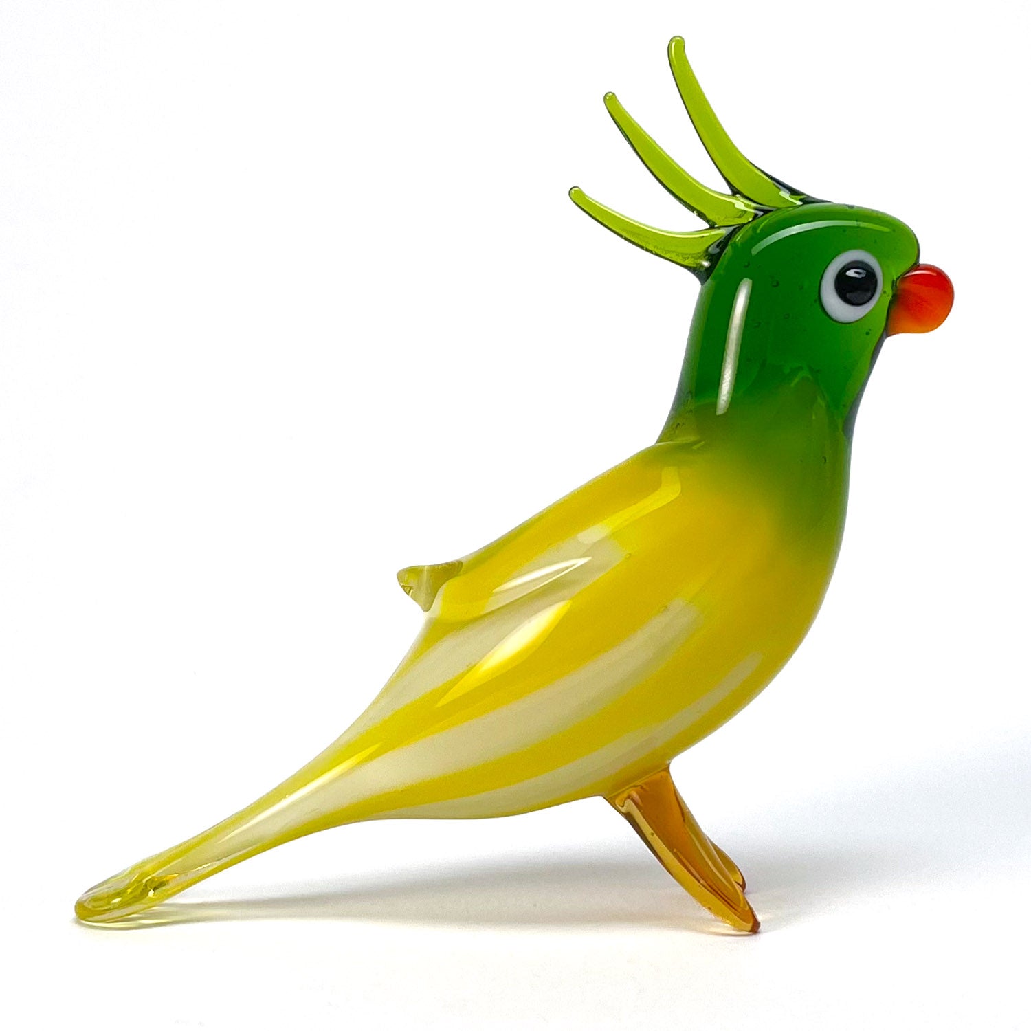 Murano Parrots Figurine