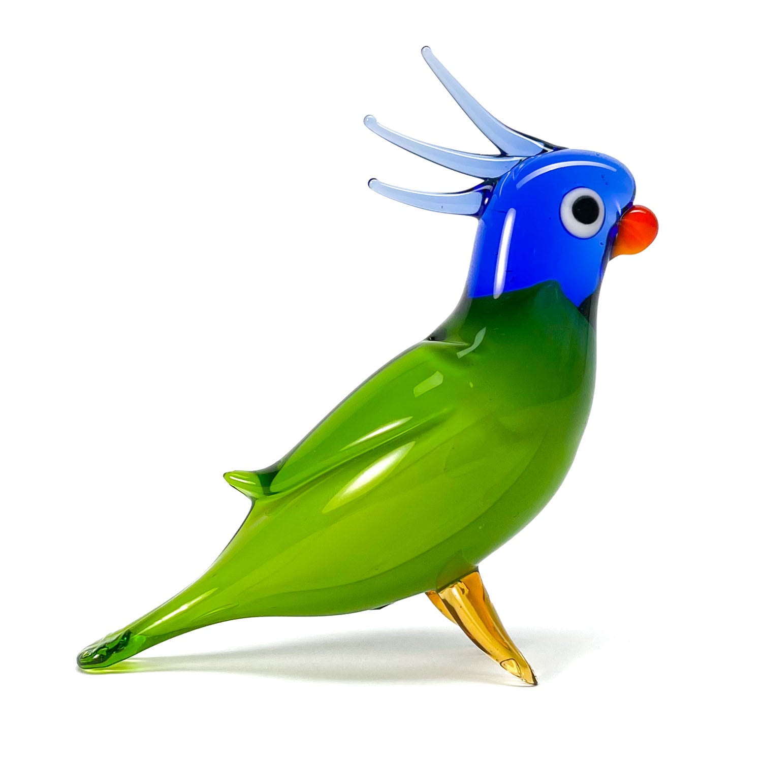 Murano Parrots Figurine