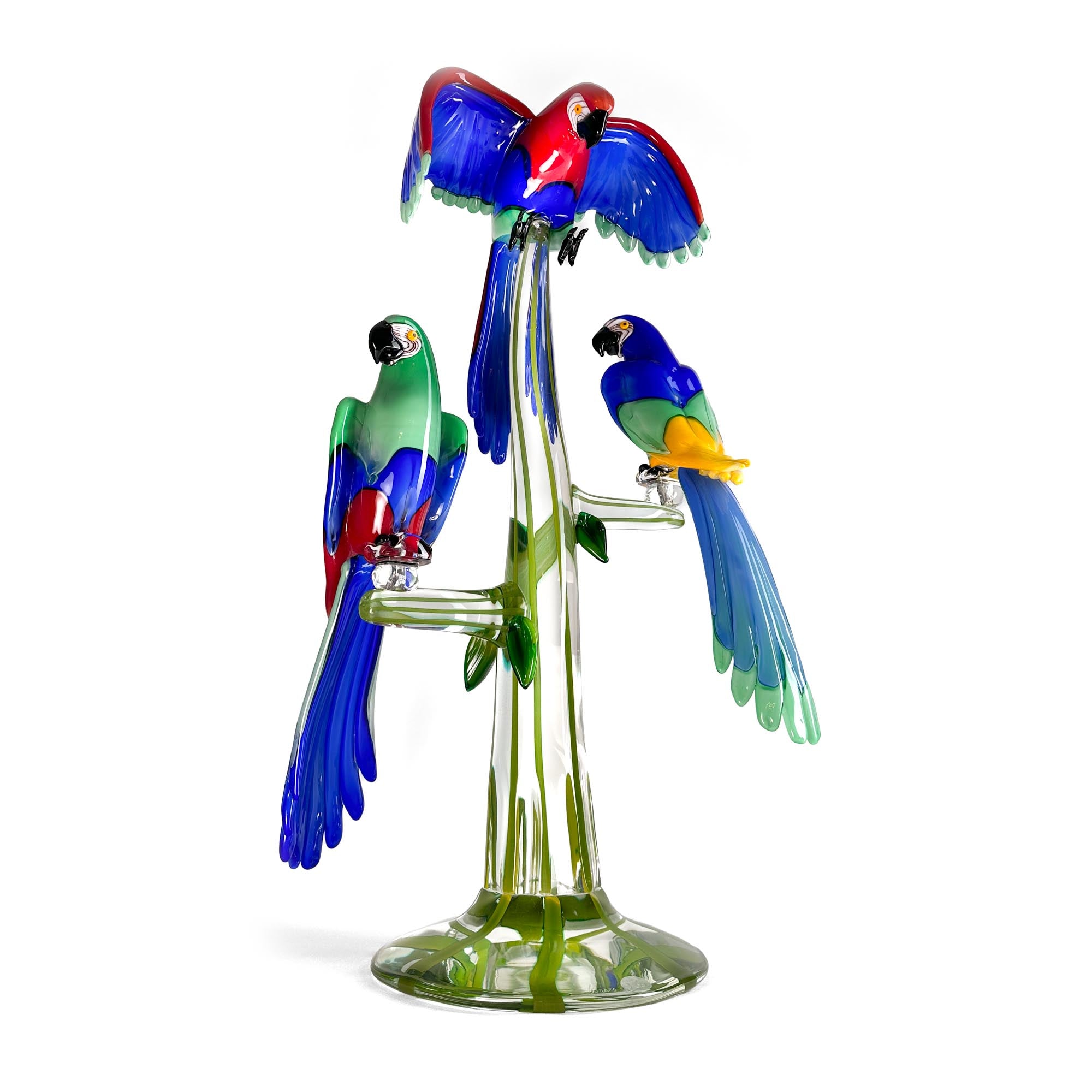 Parrots tree - Murano Glass