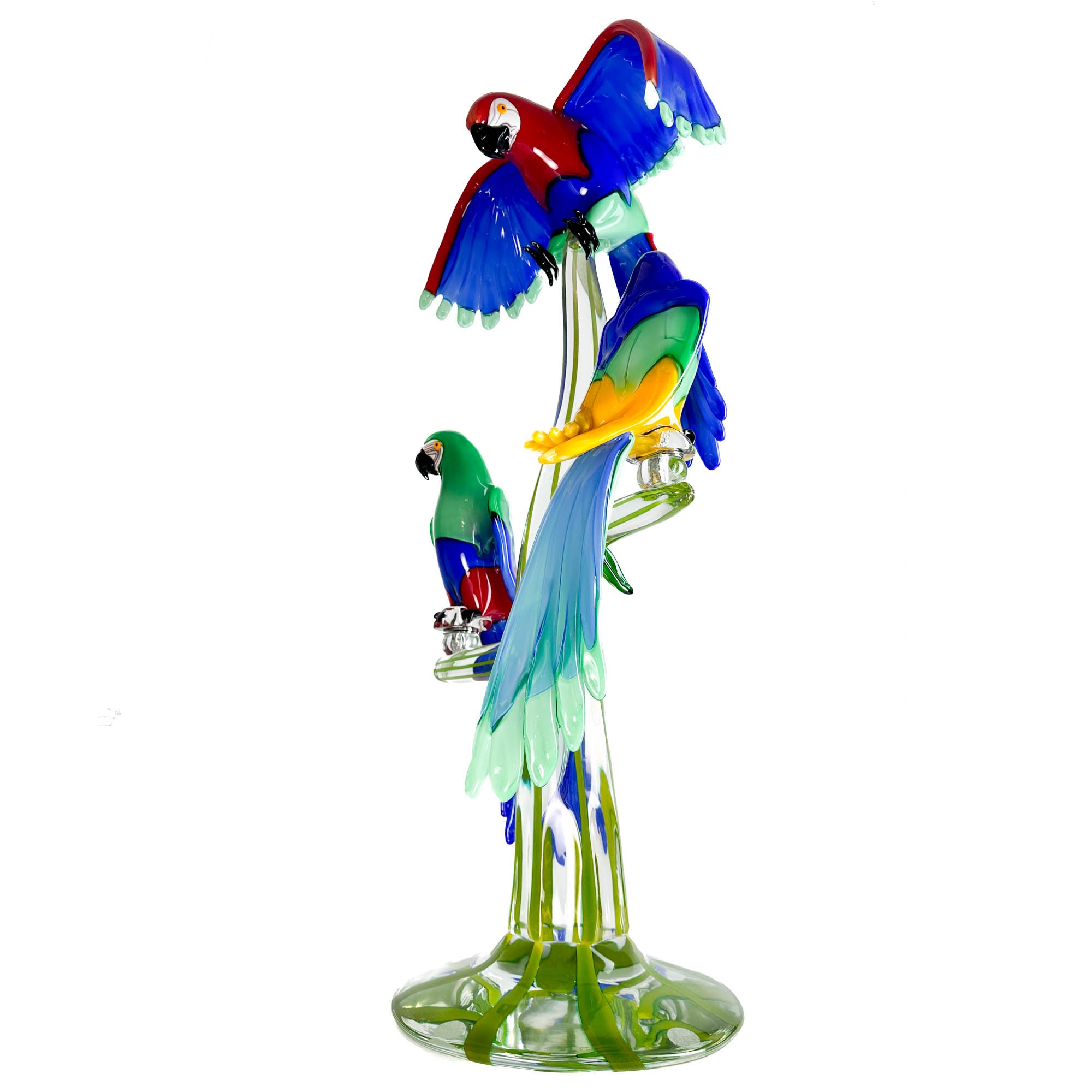 Parrots tree - Murano Glass