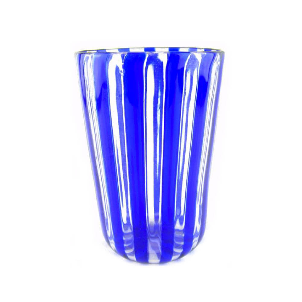 Verres à boire rayés - lot de 6