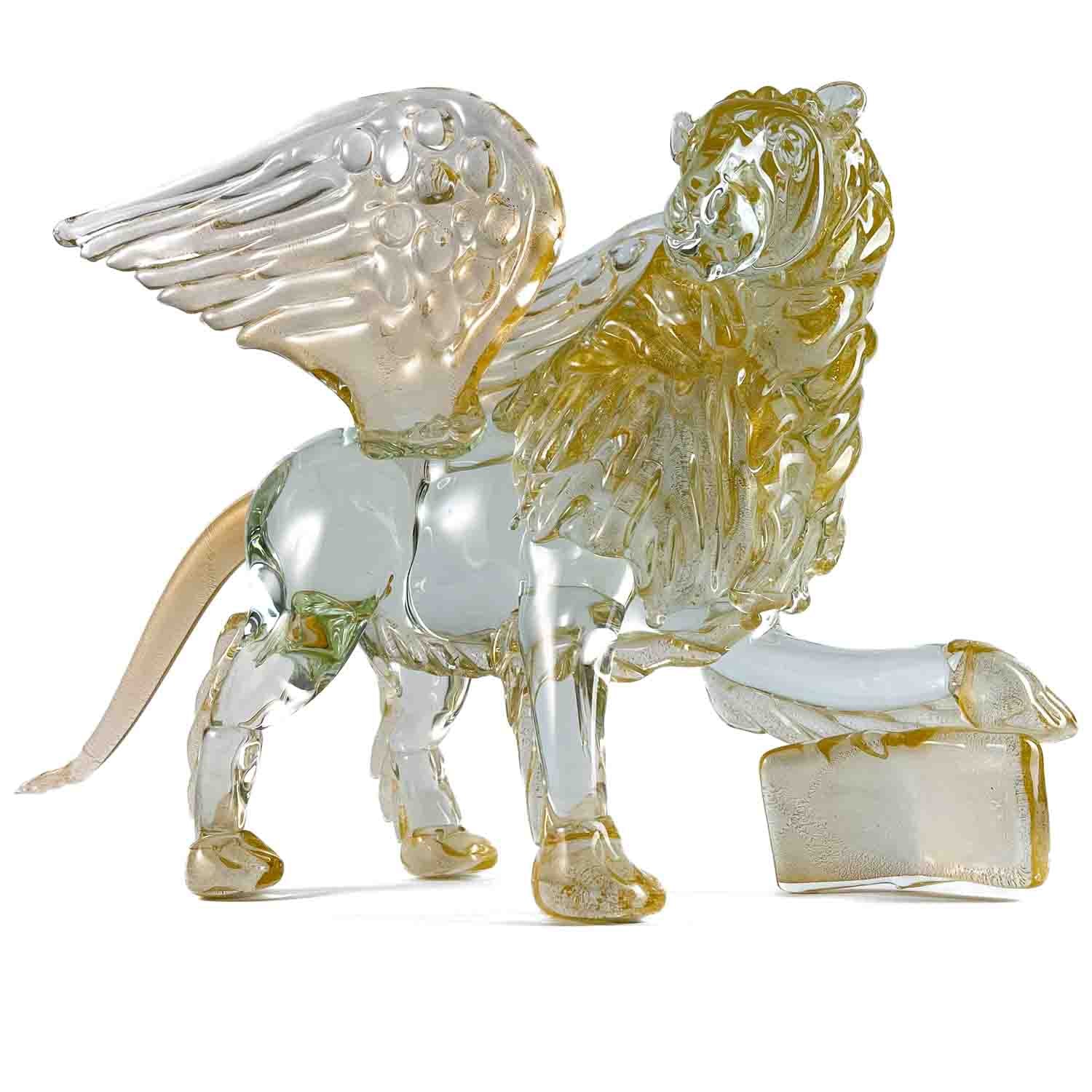 Majestueux Lion de Saint-Marc - Verre de Murano