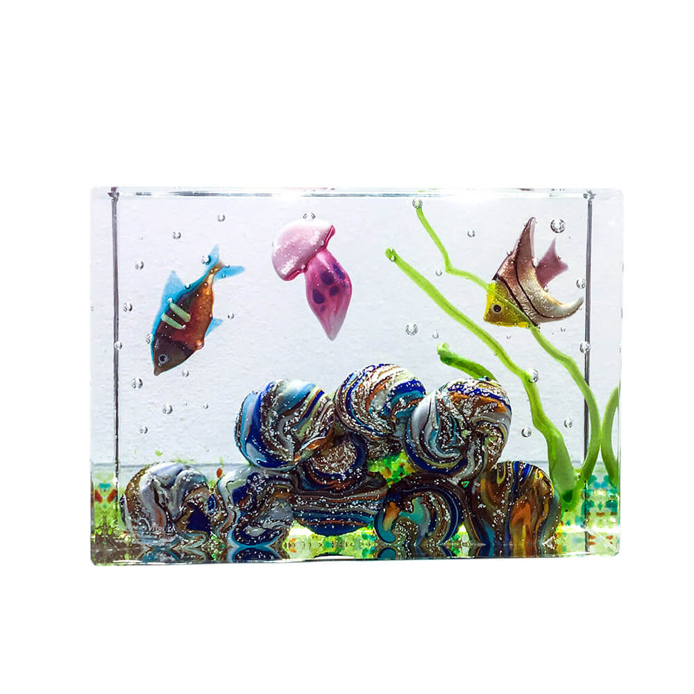 Aquarium en verre de Murano - Modèle 9