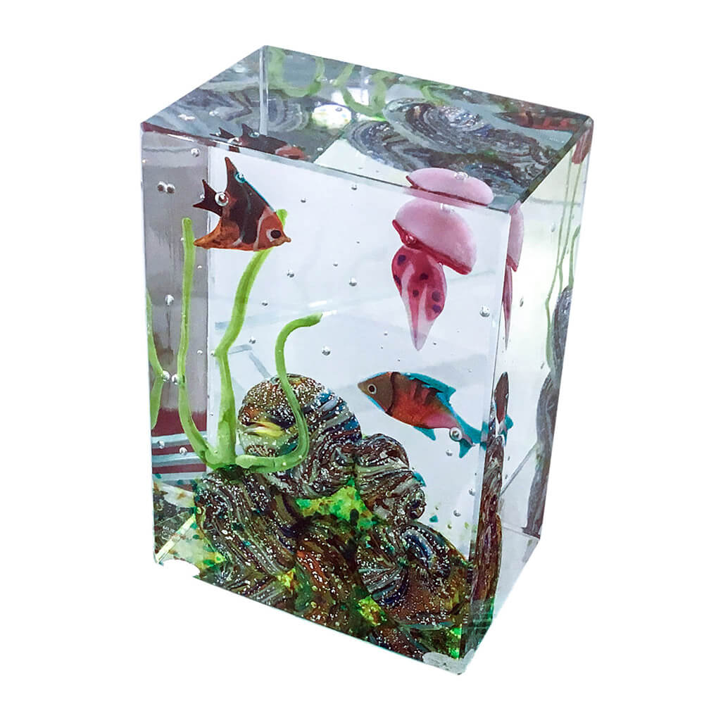 Aquarium en verre de Murano - Modèle 8