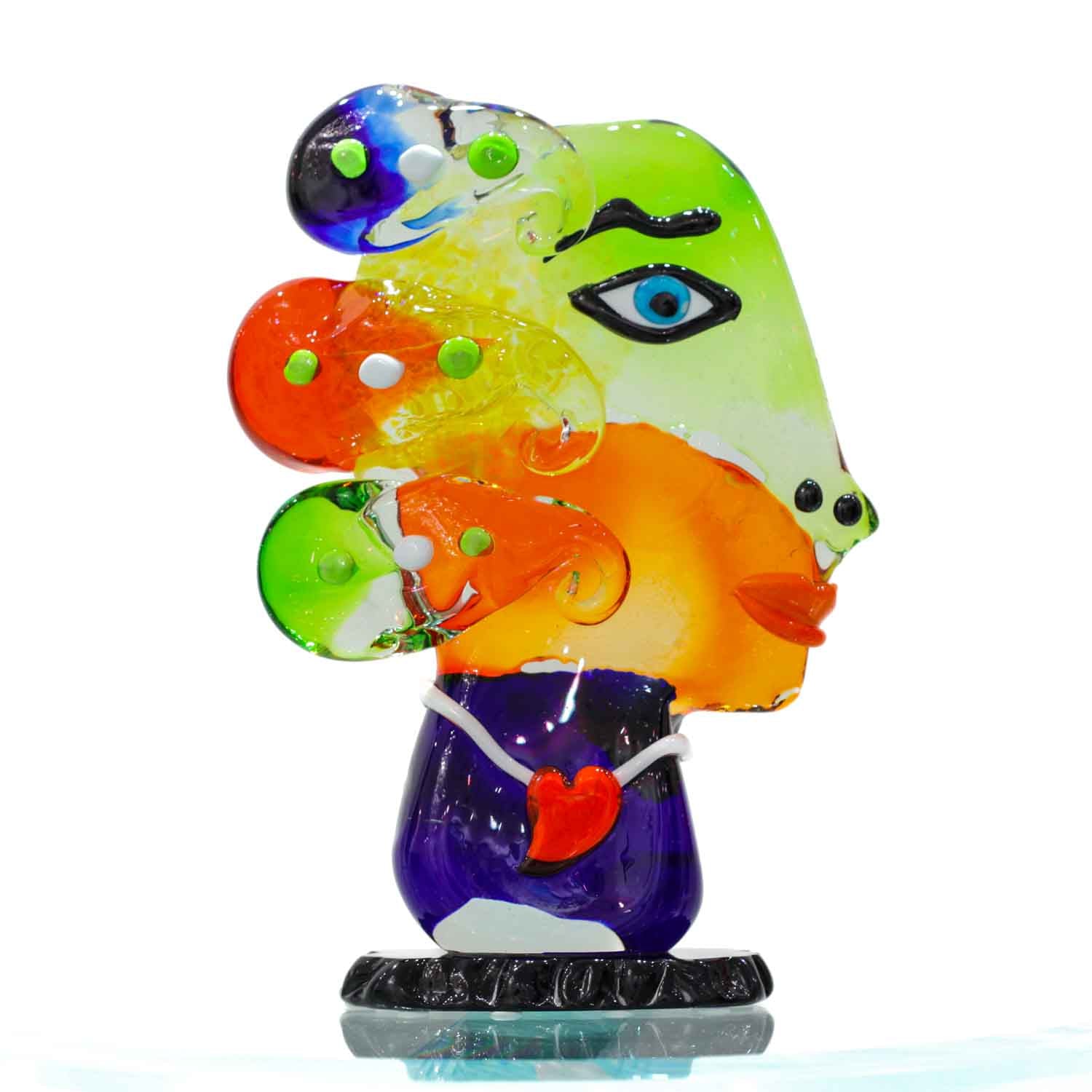 Picasso Hairdo Murano Glass