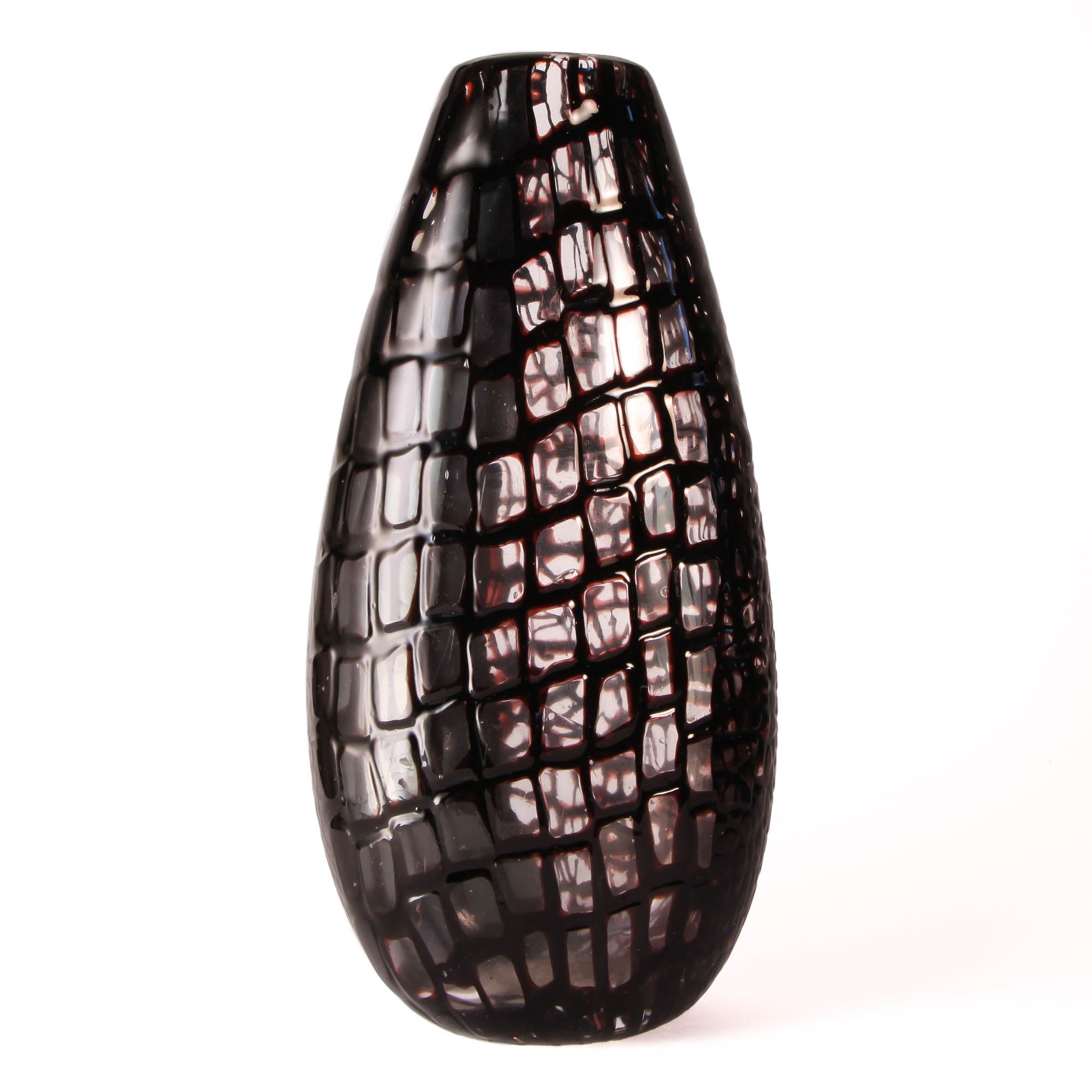 Vase Chevalier Noir - Verre de Murano