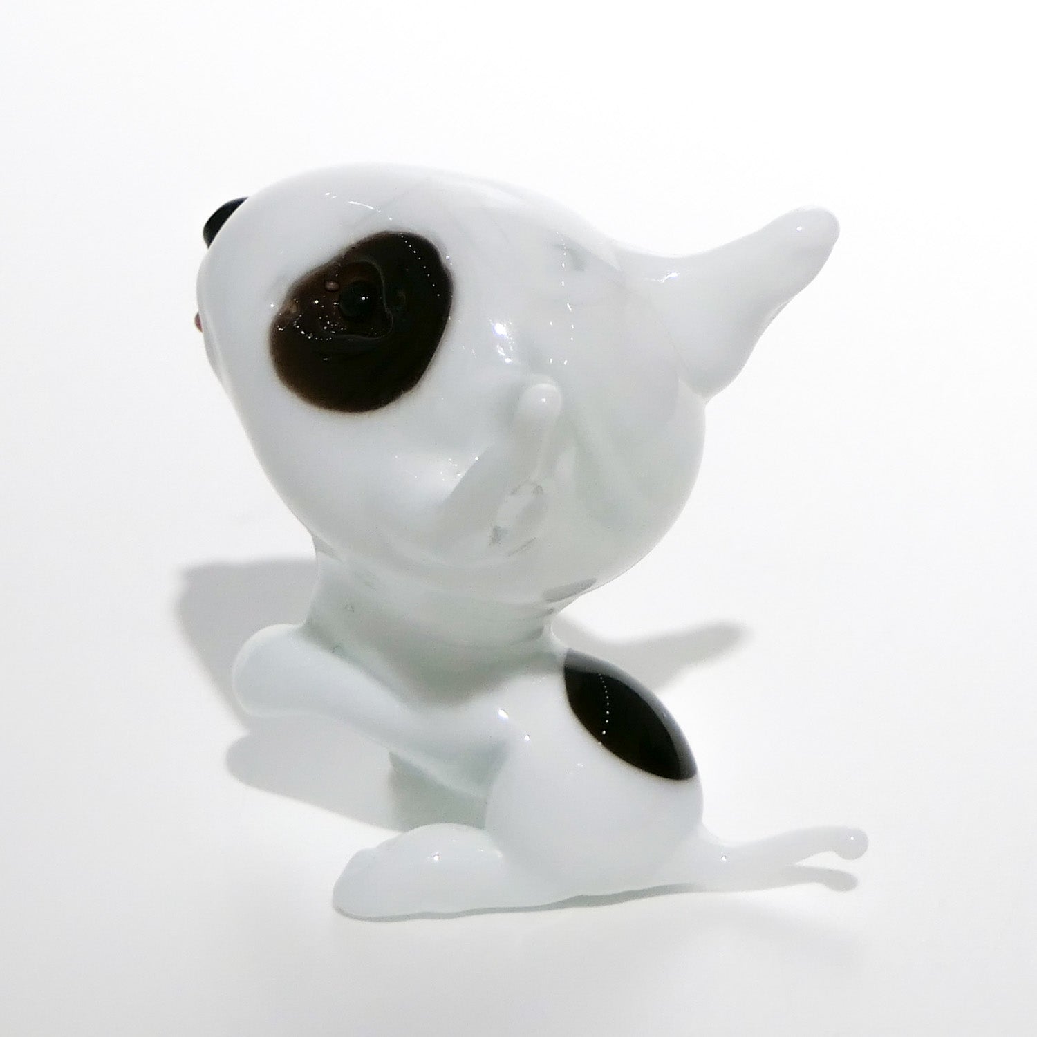 Bull terrier cub - Murano glass