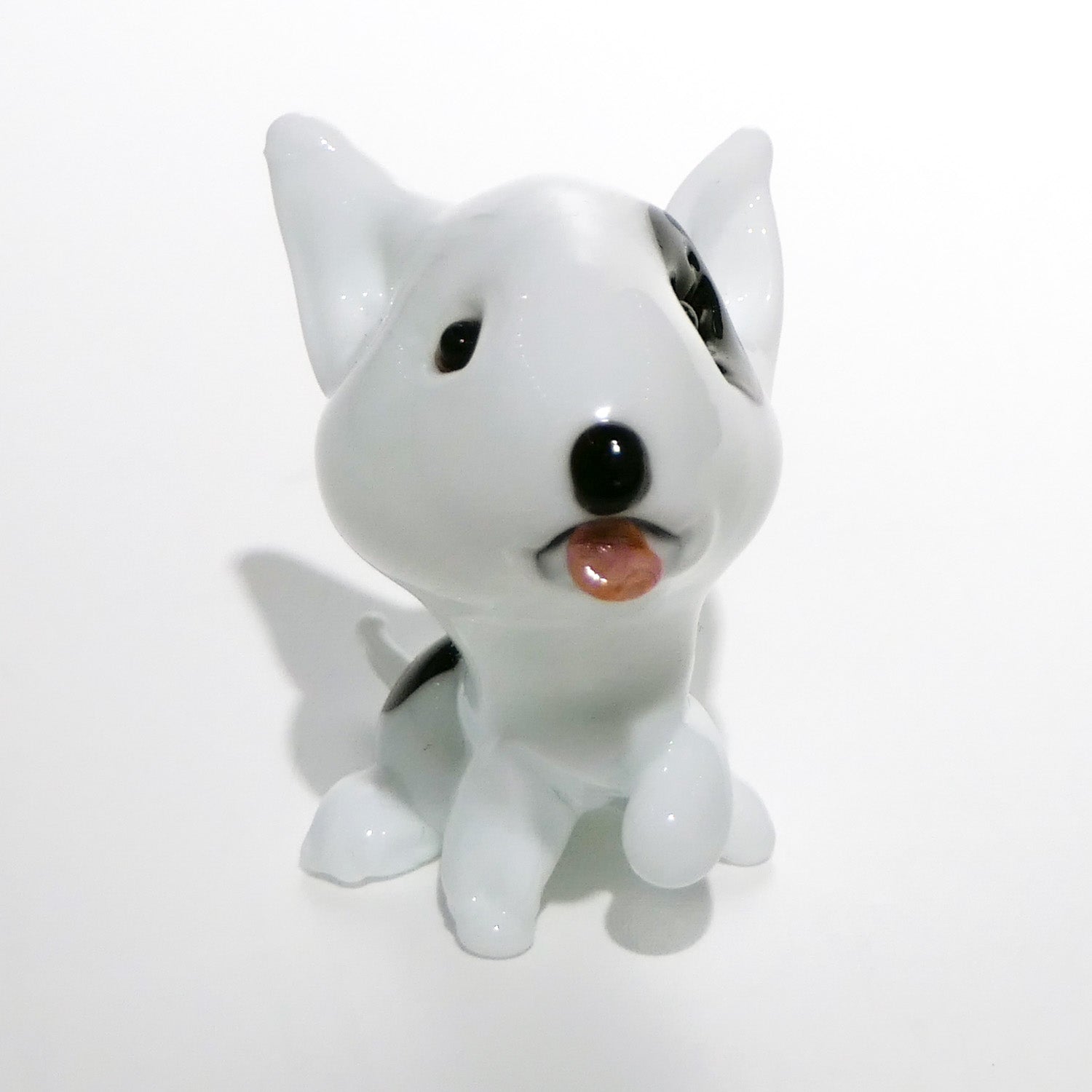 Bull terrier cub - Murano glass